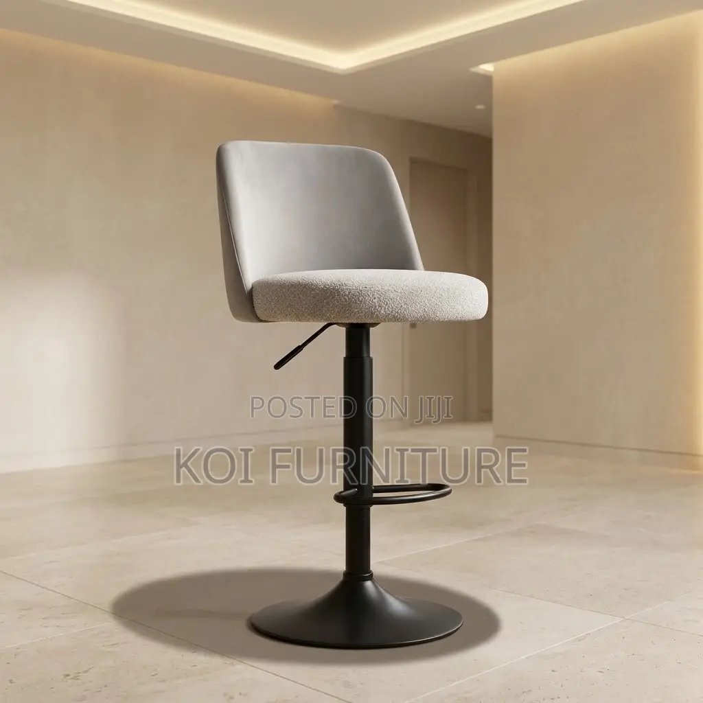 Adjustable Barstools | Swivel Comfy Leather Back Support Barstools