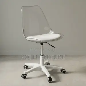 Dining Clerical Chair | Medium Backrest Swivel Dining Seat