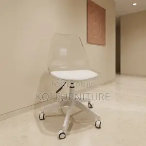 Dining Clerical Chair | Medium Backrest Swivel Dining Seat