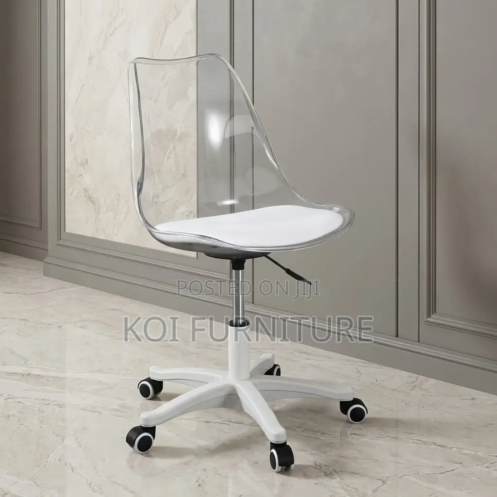 Dining Clerical Chair | Medium Backrest Swivel Dining Seat