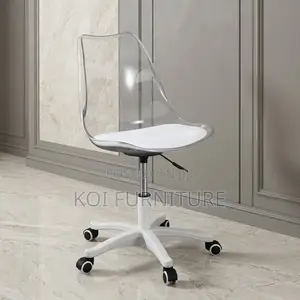 Dining Clerical Chair | Medium Backrest Swivel Dining Seat