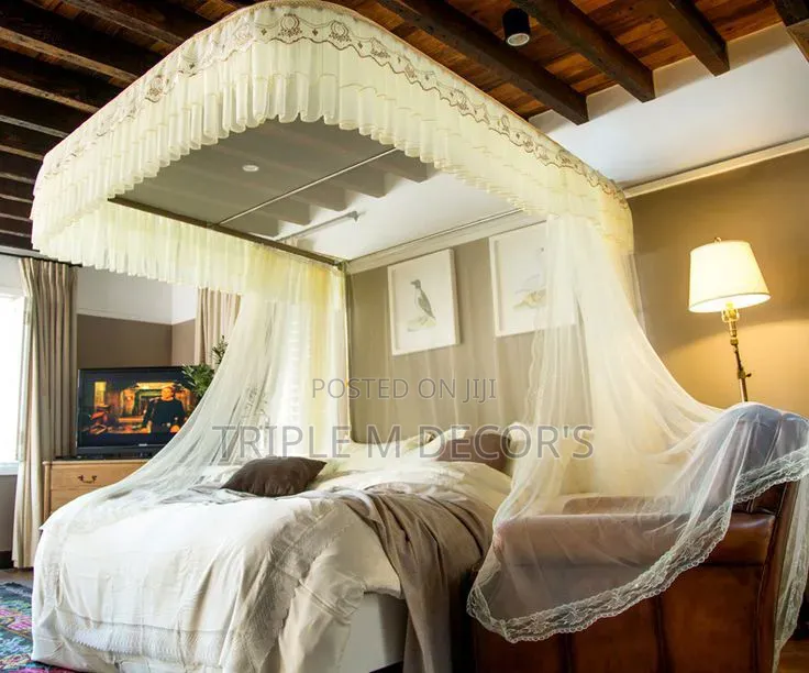 Heavy-Duty Stainless Steel 2-Rail Mosquito Net