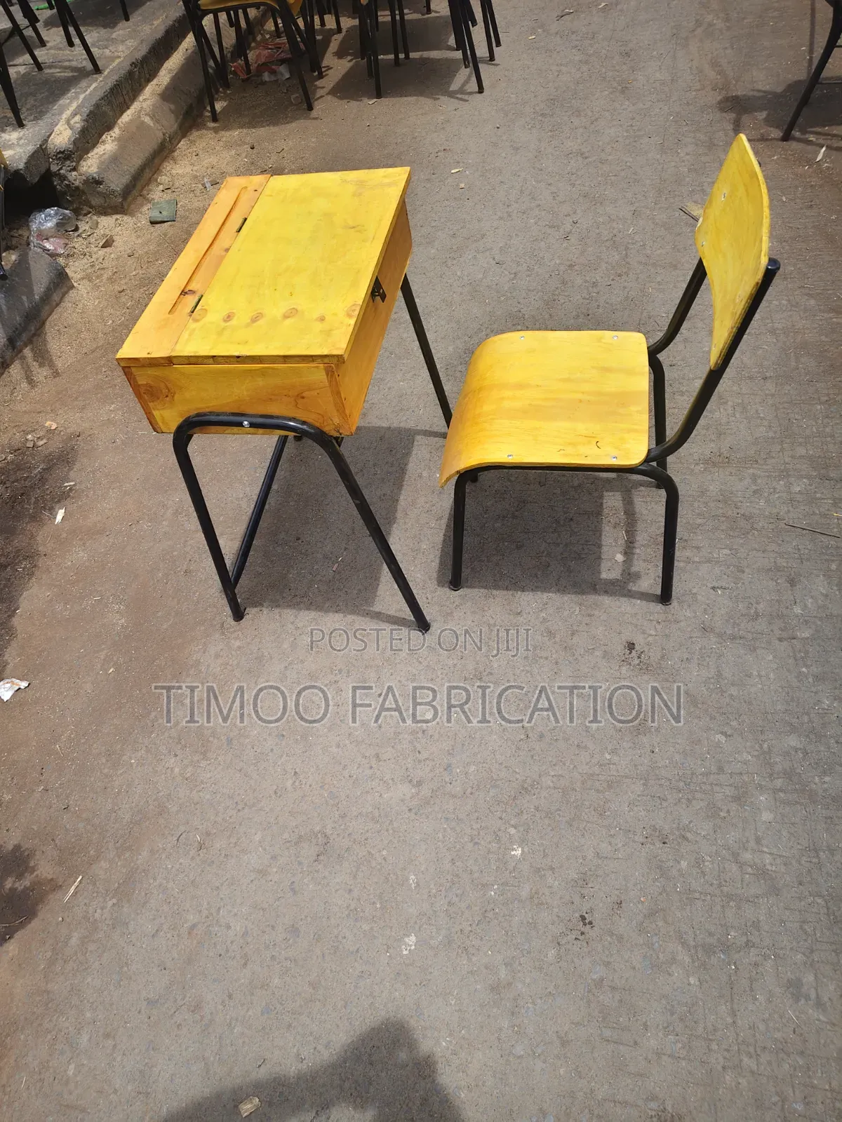 Study School Locker and Chairs,.