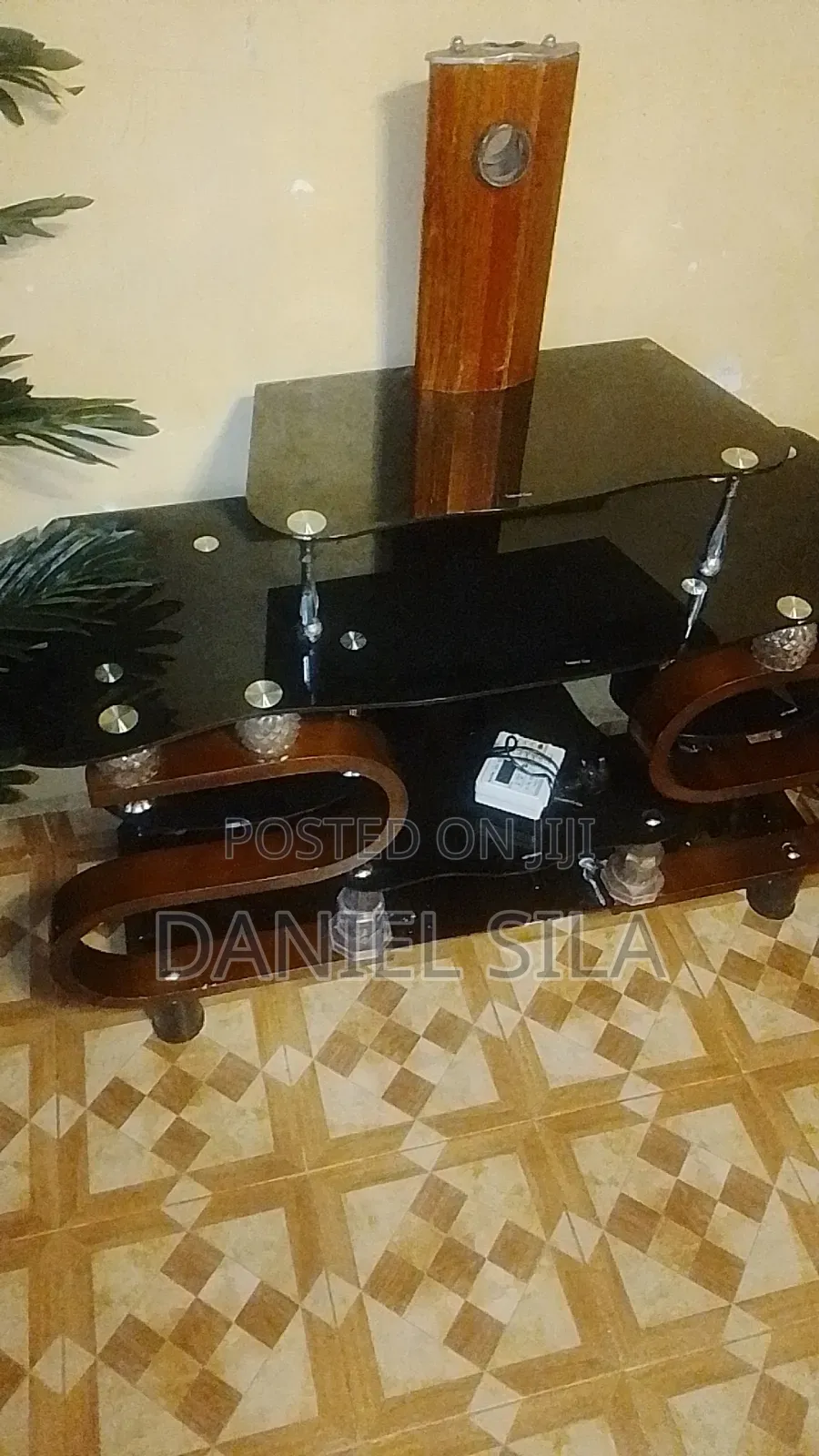Glass TV Stand