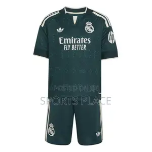 Real Madrid Green Children Away Jersey 2026/27