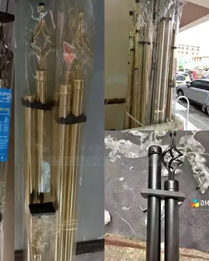 2 Meters Double Curtain Rods in Gold Coat