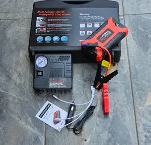 High Power Car Battery Jump Starter With Air Compressor