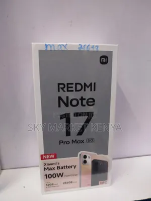 New Xiaomi Redmi Note 17 Pro Max 256 GB Black