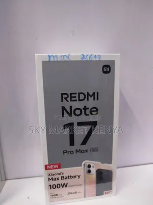 New Xiaomi Redmi Note 17 Pro Max 256 GB Black