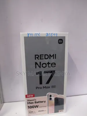 New Xiaomi Redmi Note 17 Pro Max 256 GB Black