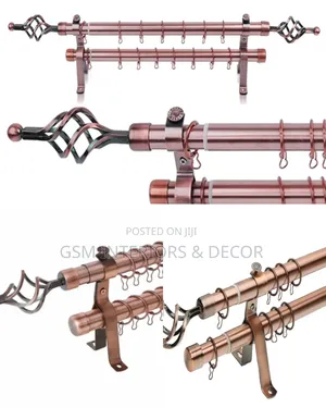 Multicolour Curtain Rods Adjustable to Fit
