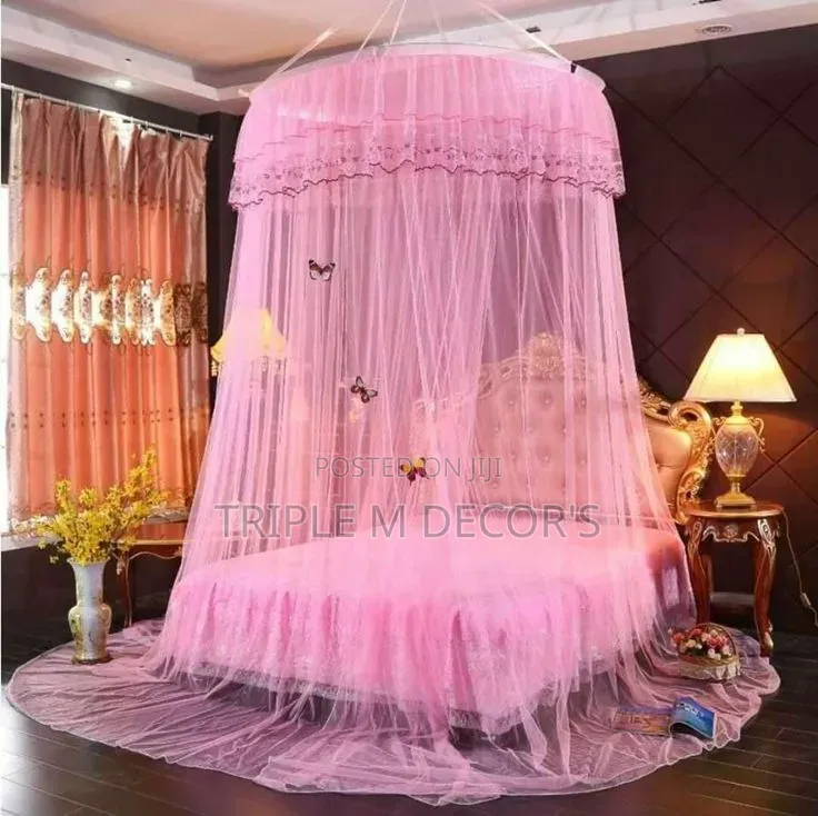 100% Mosquito Proof King Size Round Mosquito Nets