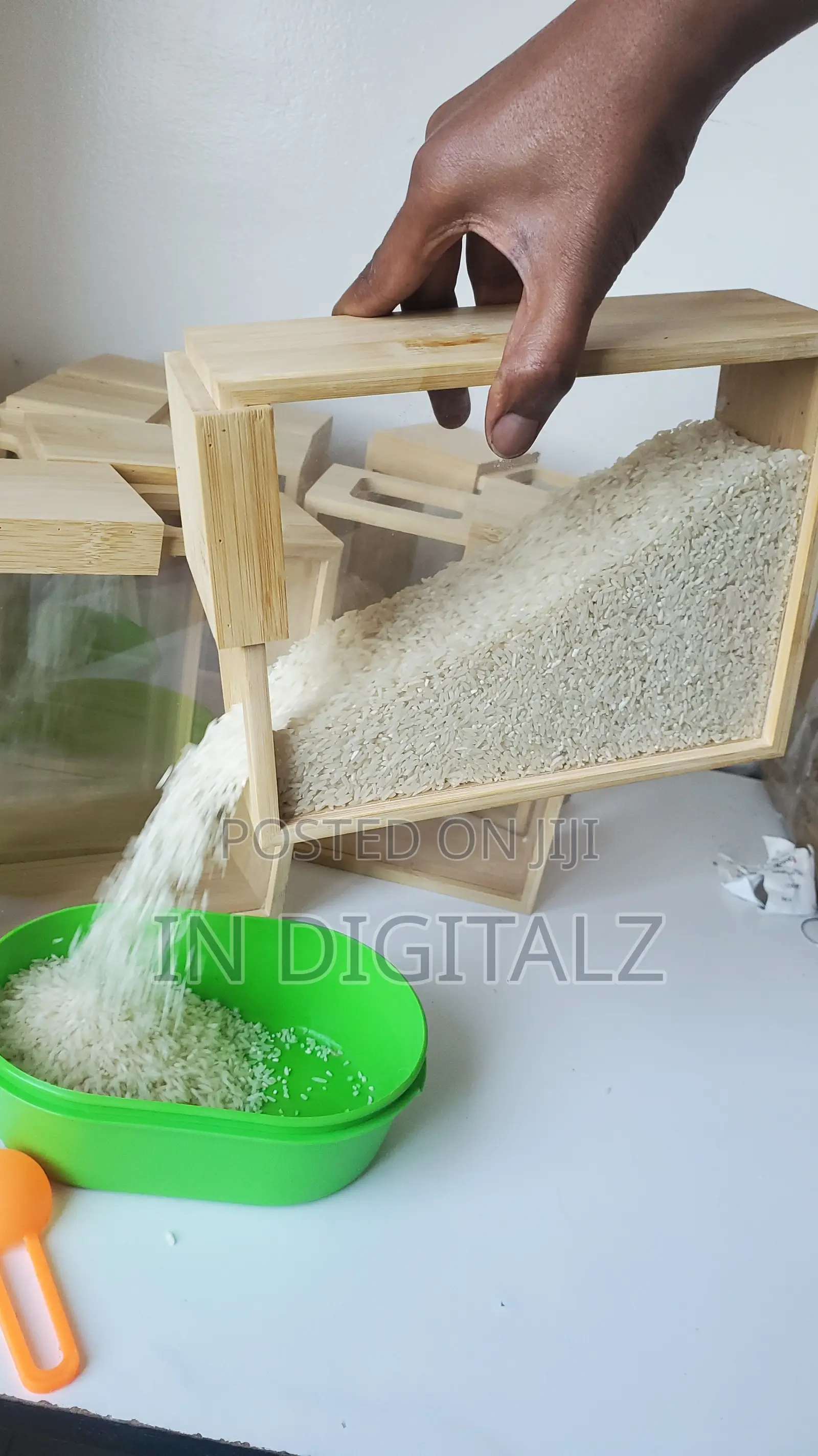 Kitchen Storage Containers With Bamboo Lids