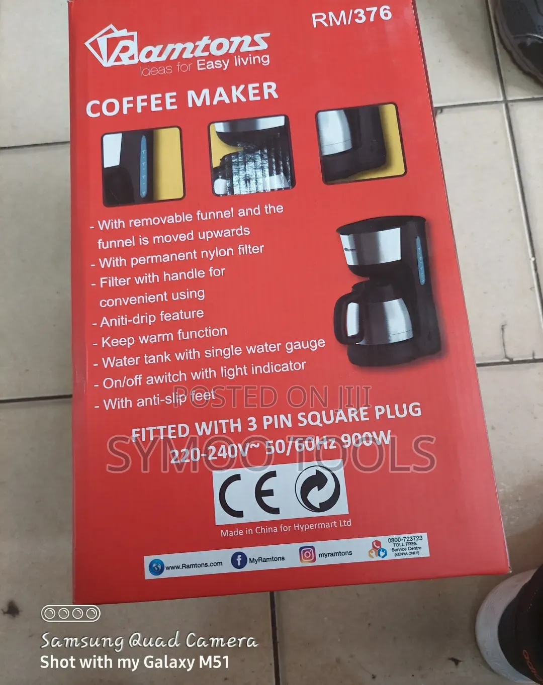 Ramtons Coffee Maker RM/376