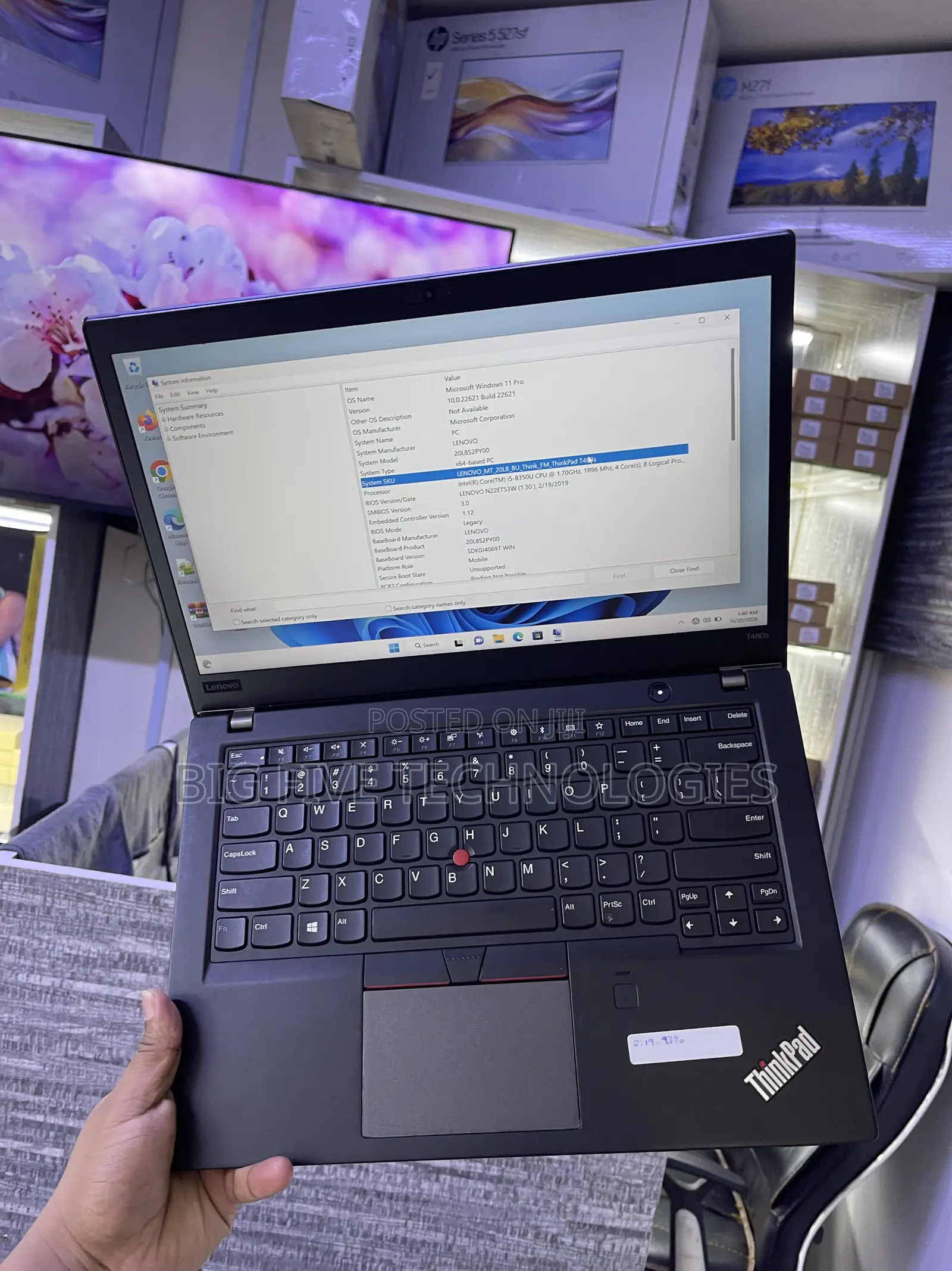 Laptop Lenovo ThinkPad T480s 8GB Intel Core i5 SSD 256GB