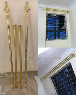 Imported Curtain Rods With Adjustable Sizes for Various Windows