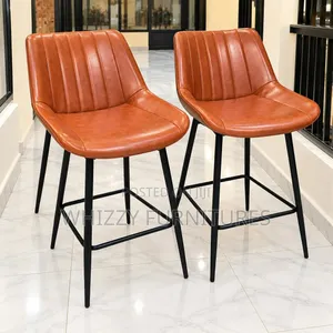 Brown Modern Kitchen Counter Chairs
