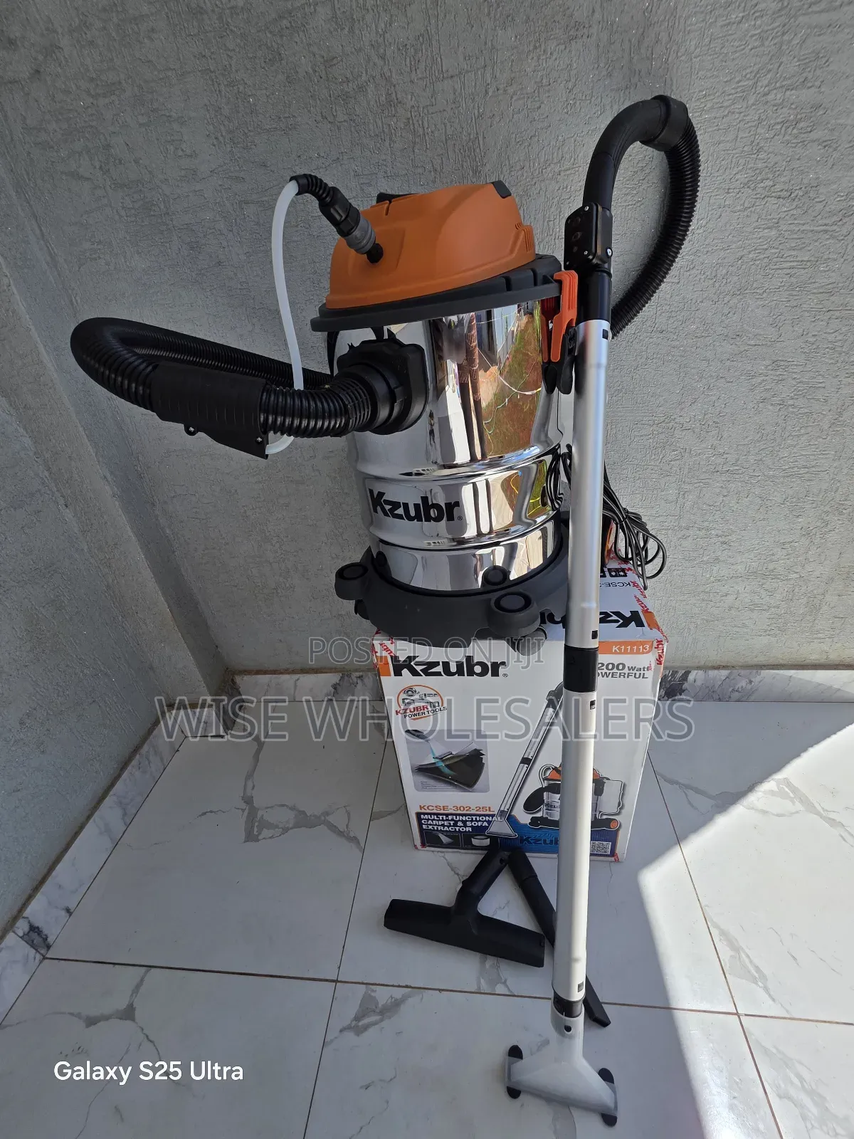 Kzubr KCSE-302-25L Multi-Functional Carpet & Sofa Extractor