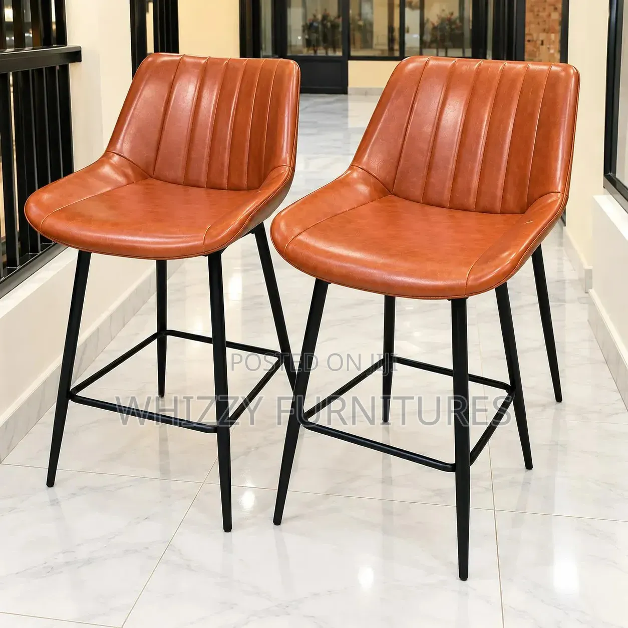 Brown Modern Kitchen Counter Chairs