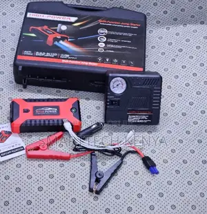 Heavy Duty Car Jump Starter With Portable Tyre Air Pump