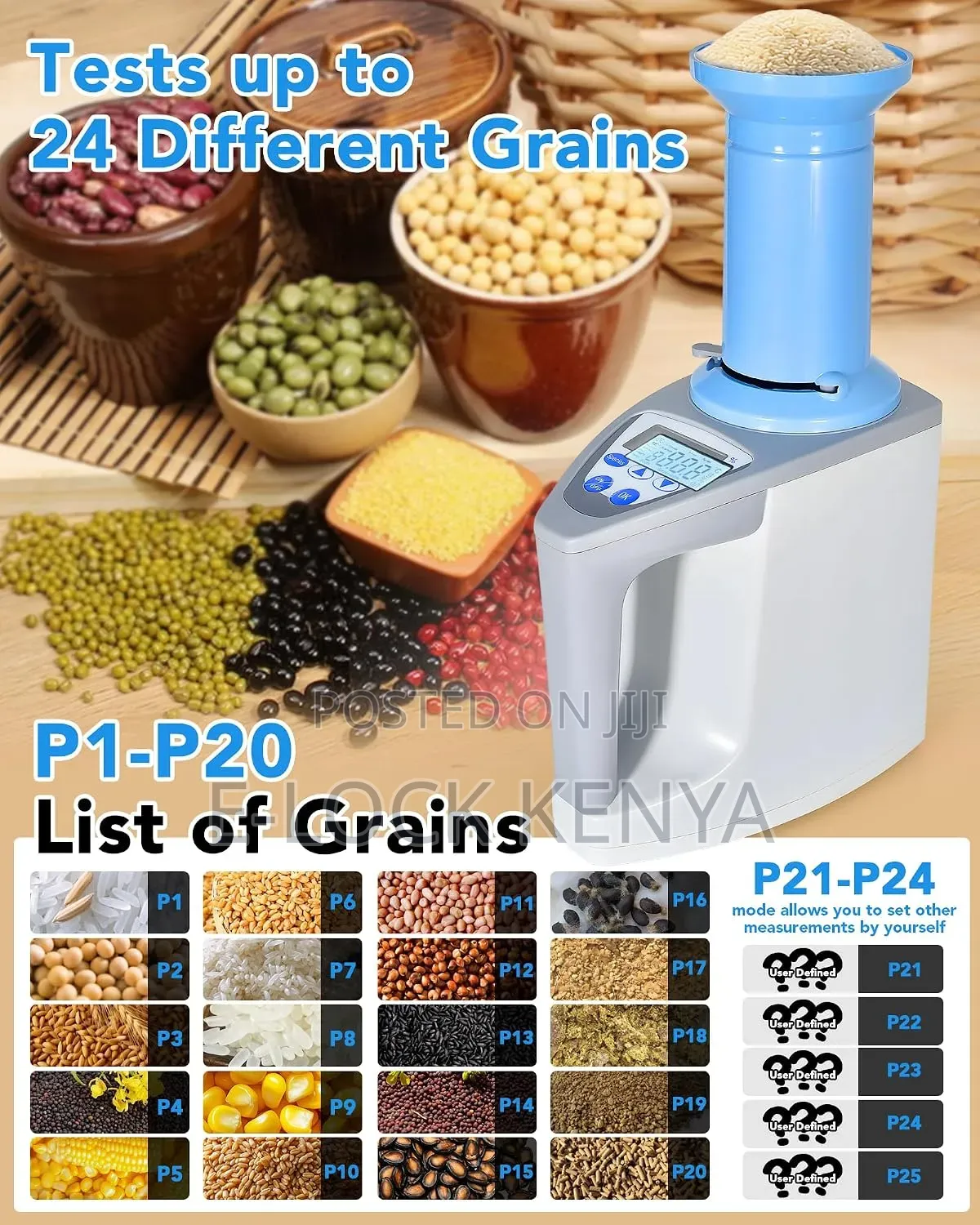 Portable Compact Grain Moisture Meter