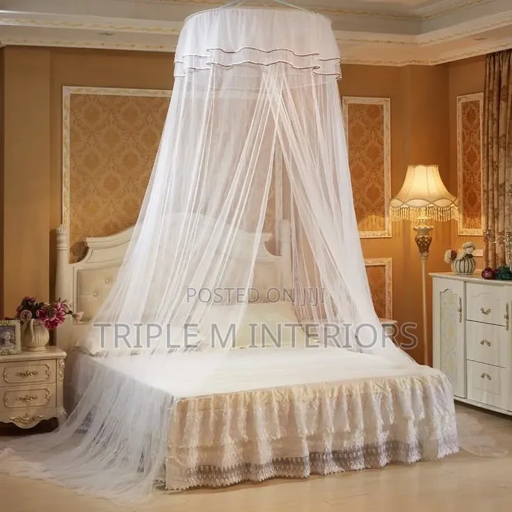 Round Mosquito Net for Queen Size Bed (5x6)