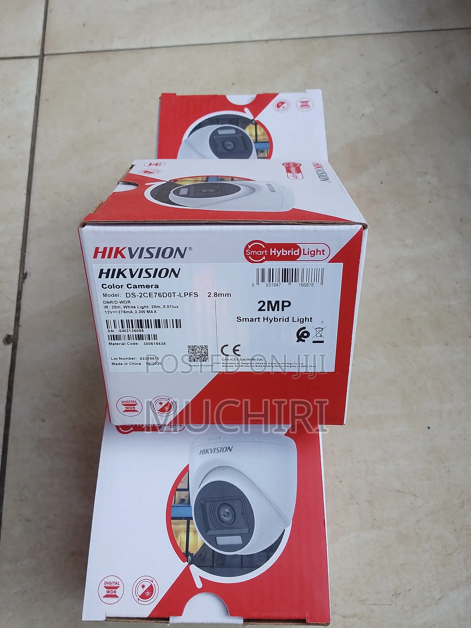 Smart Hybrid Hikvision 2mp Dome Camera With Audio