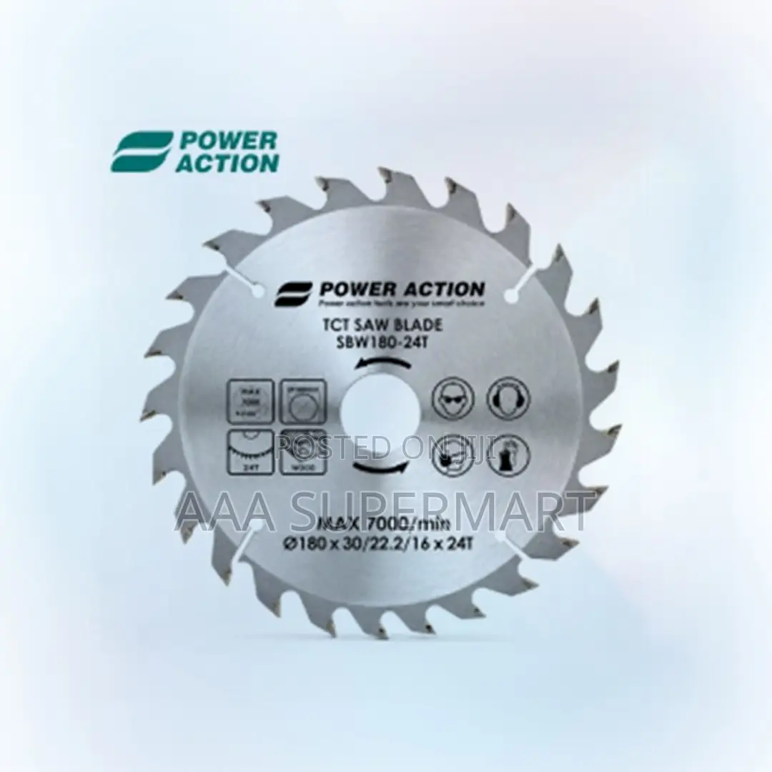 AX-SBW180 60T TCT Saw Blade Power Action