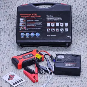 12V 99800mAh Heavy Duty Car Jump Starter – Tire Inflator,