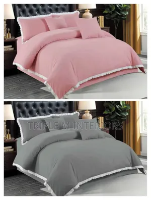 6 by 7 Fancy Duvet Sets - Premium Heavy Modern Duvets With Cushions