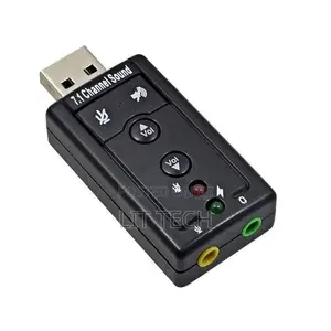 USB External SoundCard Adapter Stereo Audio Virtual 7.1 Ch