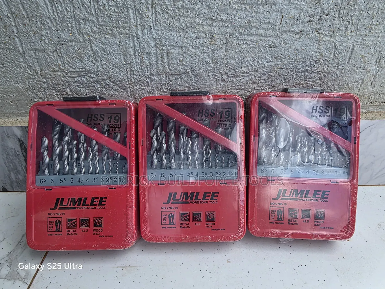 Jumlee 19pcs HSS Bits Set