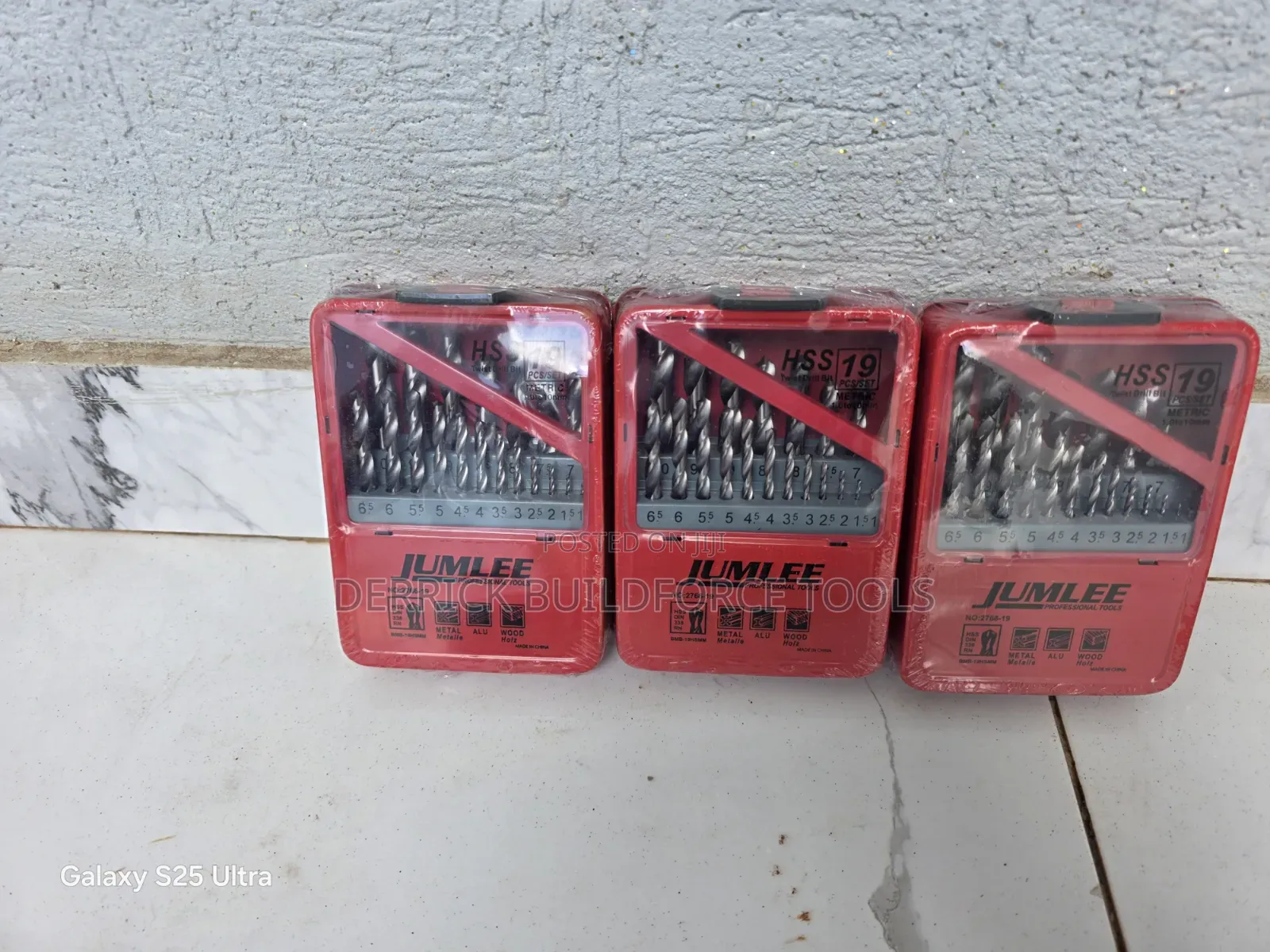 Jumlee 19pcs HSS Bits Set