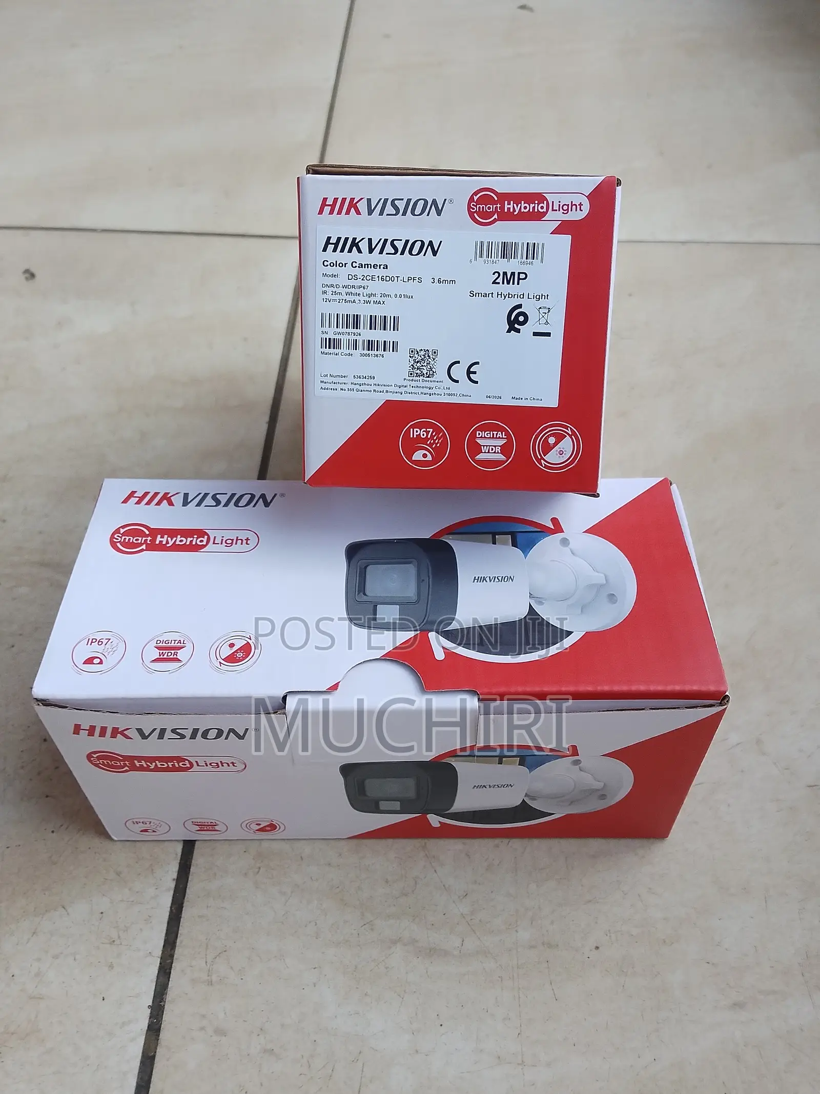 Hikvision Bullet Smart Hybrid 2mp Camera