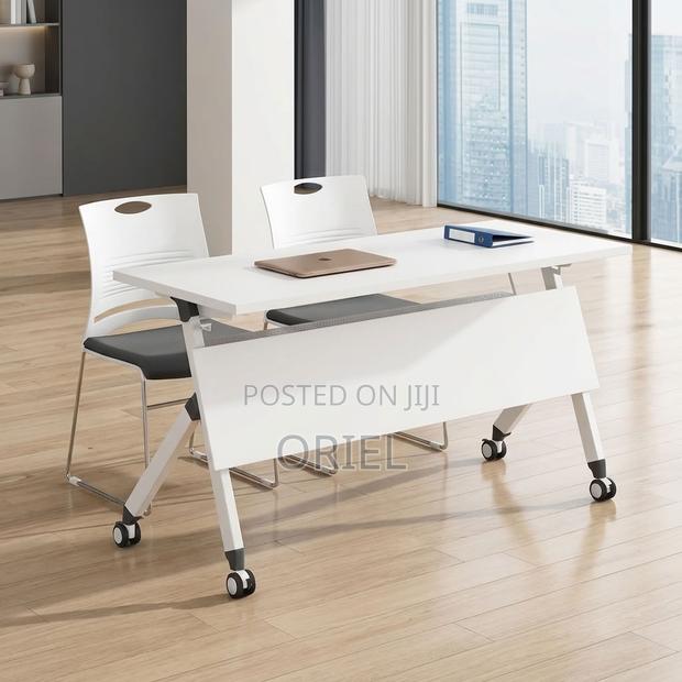 Office Desk : White Foldable Office Desk - thumbnail 16