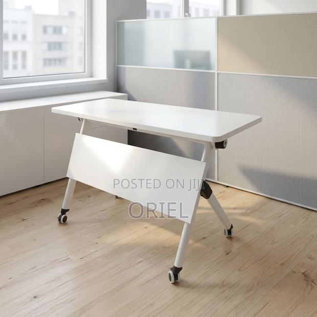 Office Desk : White Foldable Office Desk - thumbnail 17