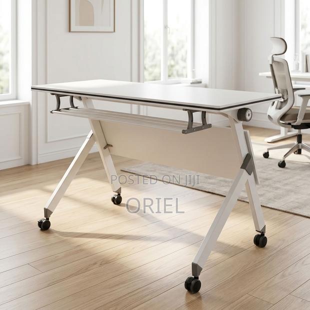 Office Desk : White Foldable Office Desk - thumbnail 18