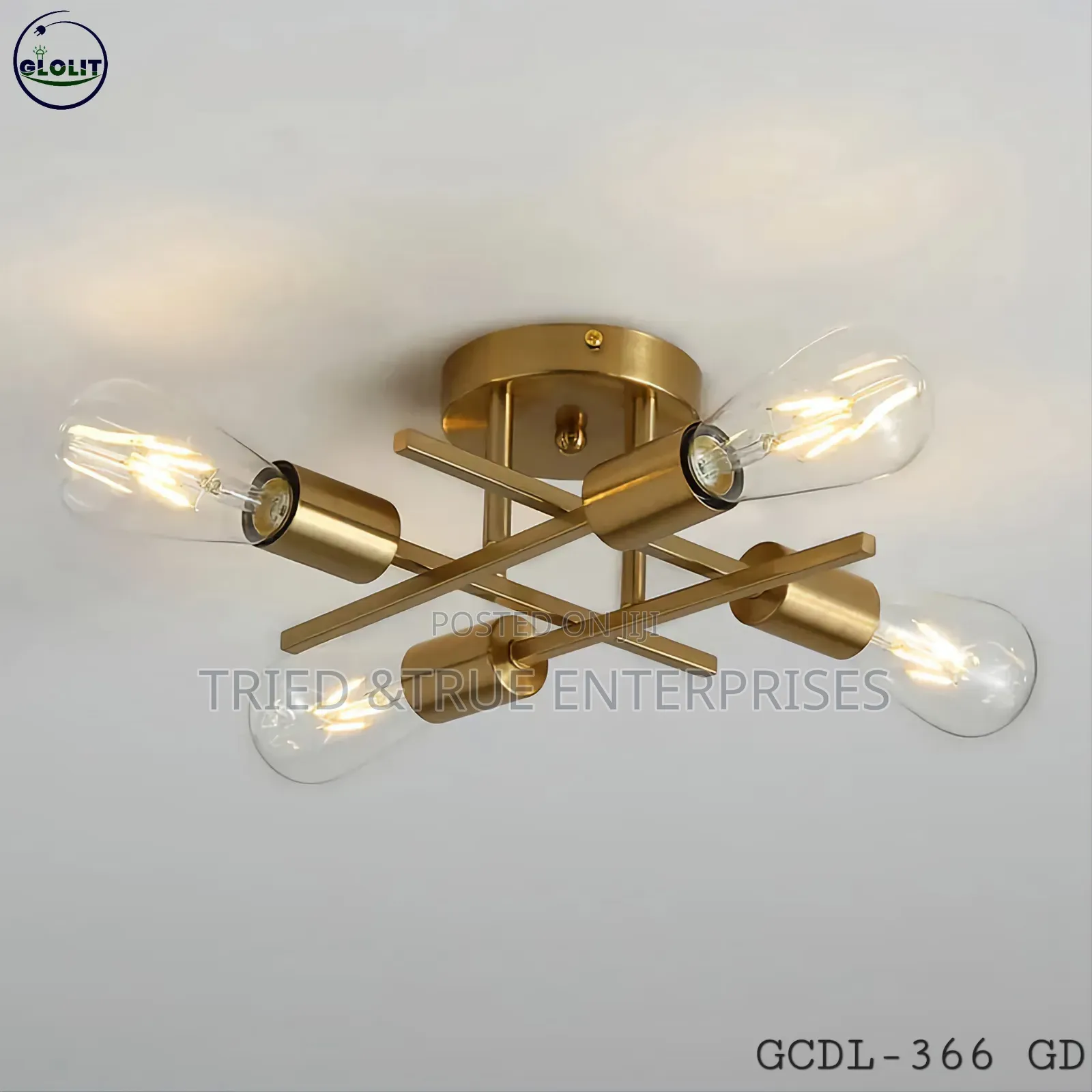 Modern Cross Bar Chandaliers 4 Lights