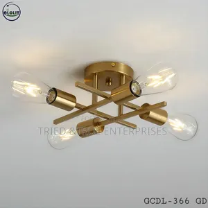 Modern Cross Bar Chandaliers 4 Lights