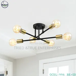 Modern Cross Bar Chandaliers 4 Lights