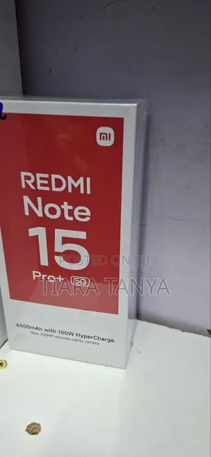New Xiaomi Redmi Note 15 Pro 512 GB Black