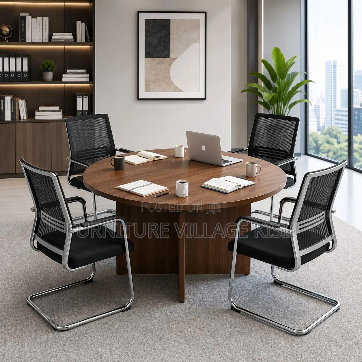 1.2M Round Office Conference Table