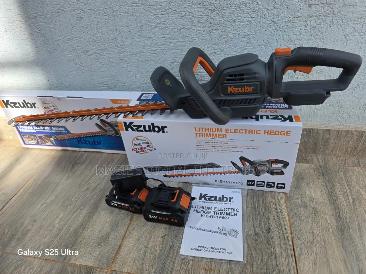 Well Performing 21v Kzubr Cordless Hedge Trimmer