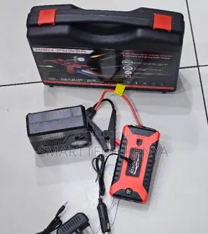 Car Jump Starter With Air Compressor and Emergency Power Bank