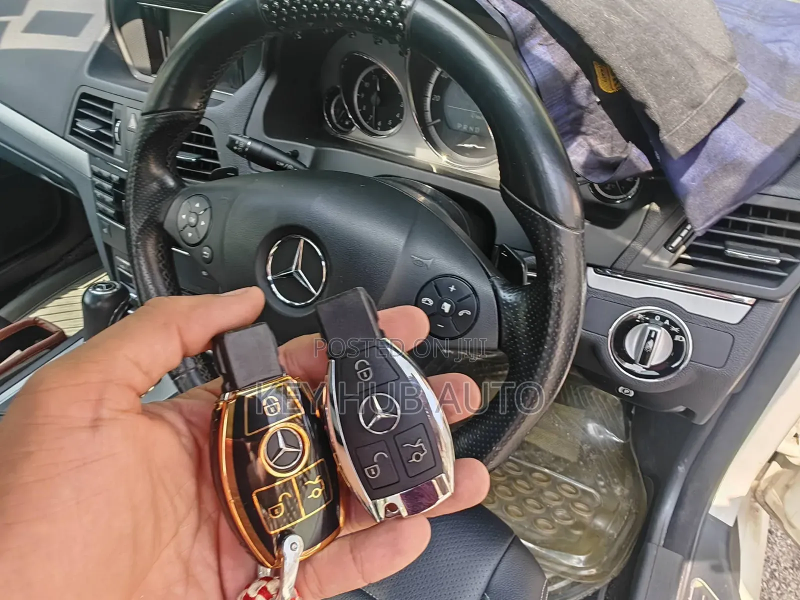 Benz E 200 Chrome Keys