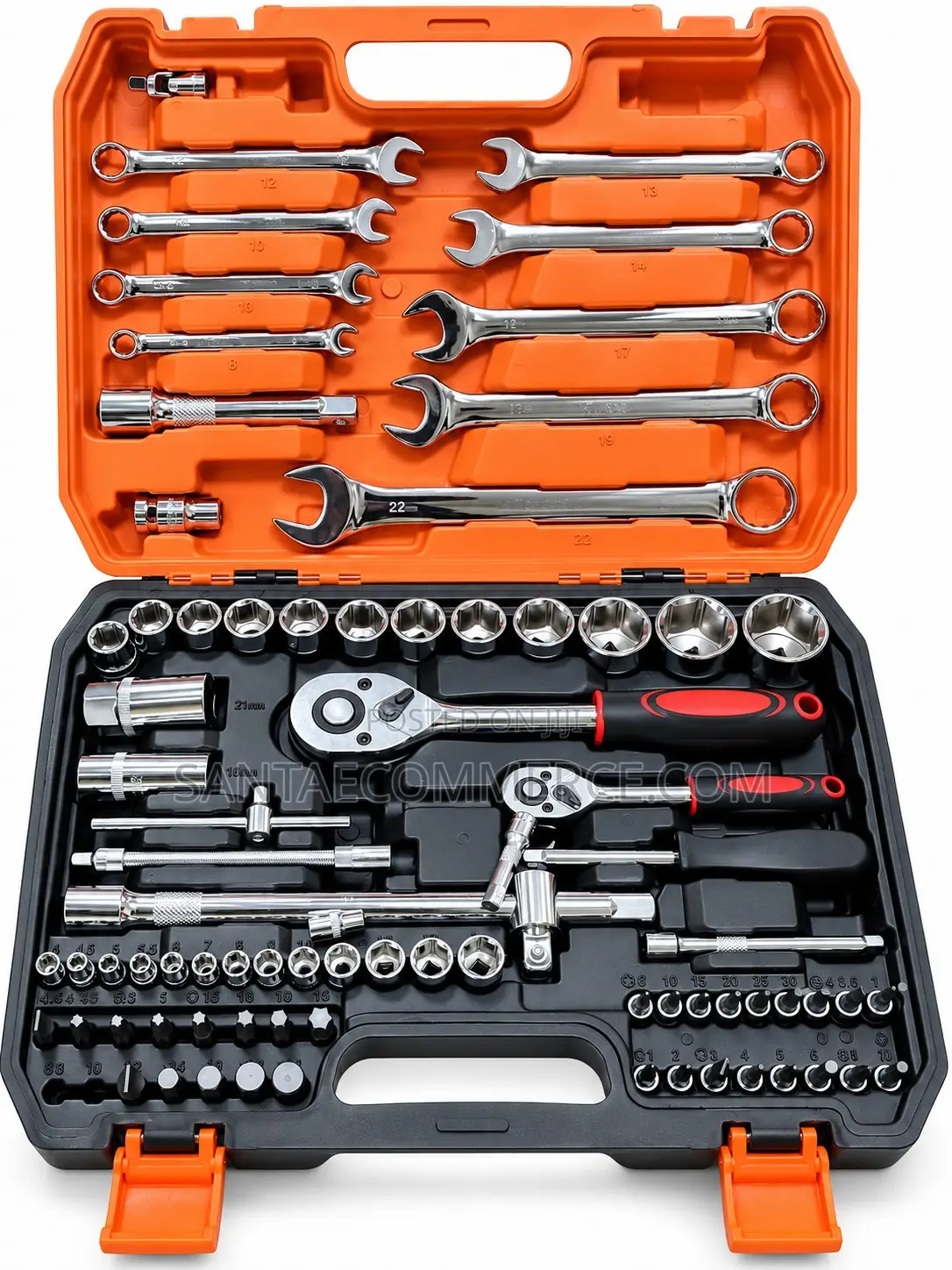 82-Piece Socket & Combination Wrench Tool Set