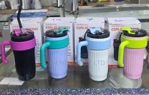 680ml Copa Thermal Mug With Steel Straw