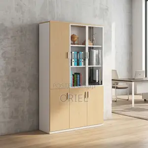 Office Cabinet : Modern Wooden Filing Cabinet With 3 Doors