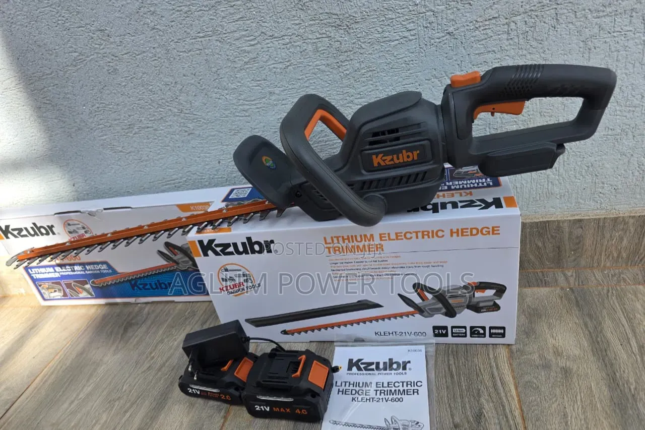 Kzbur Cordless Hedge Trimmer With Two Batteries