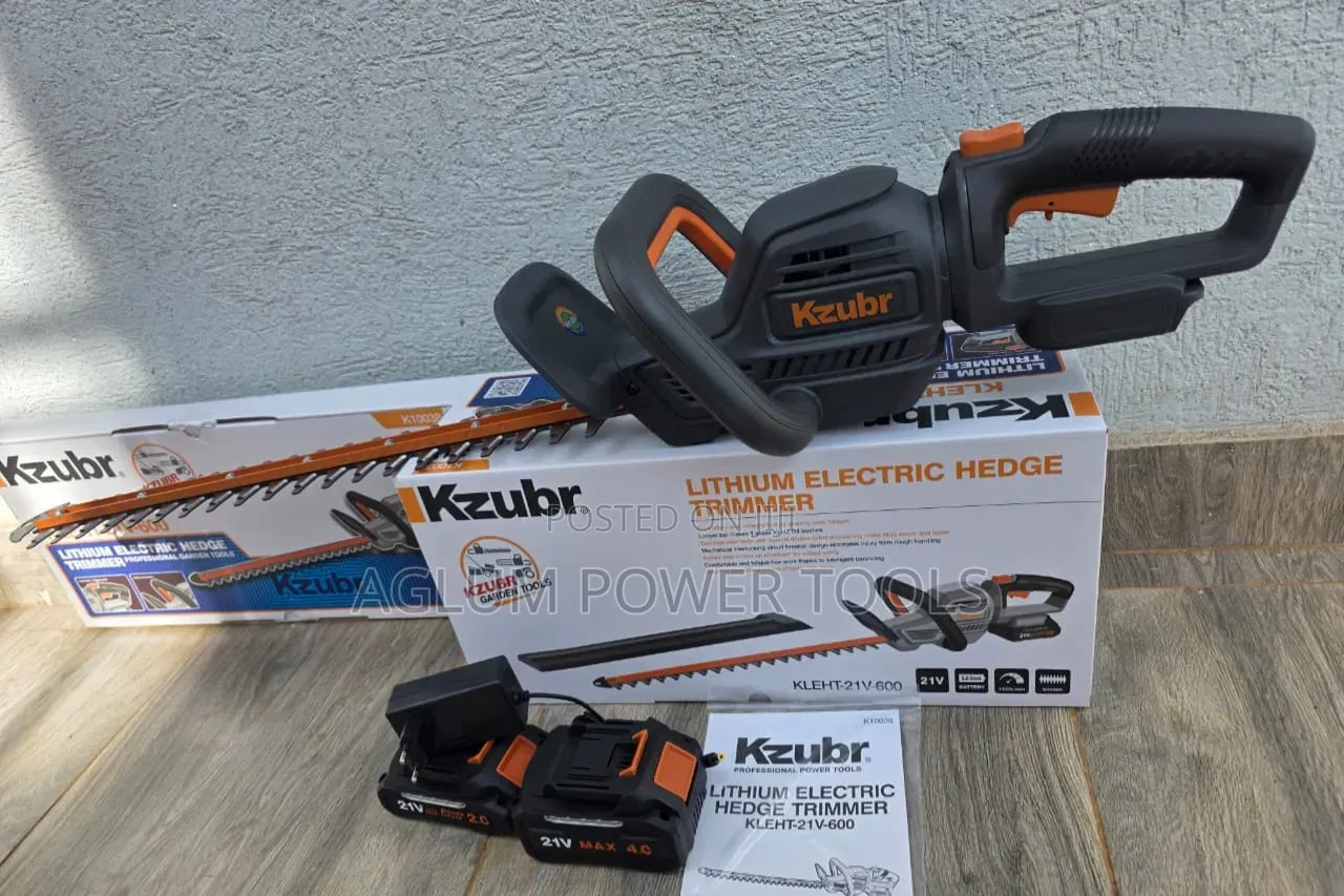 Kzbur Cordless Hedge Trimmer With Two Batteries